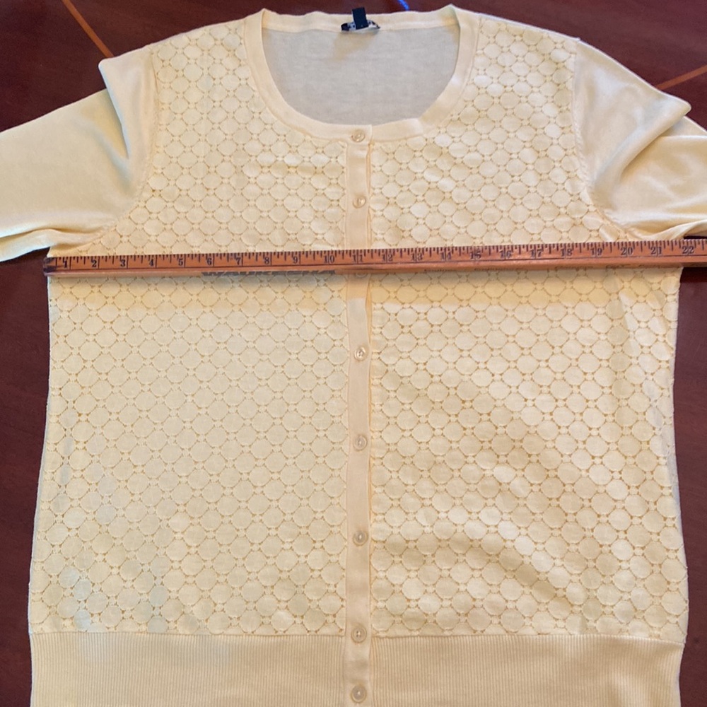 Talbots yellow sweater - Picture 7 of 9